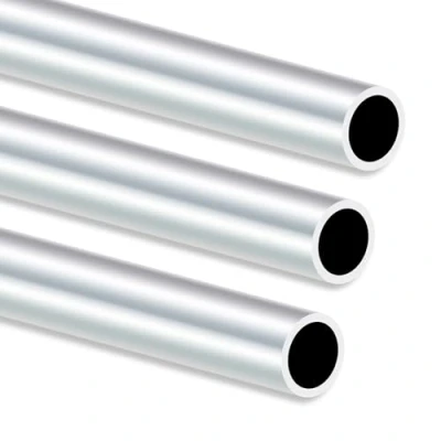 Abbildung von iMeistek 6063 Aluminium Rundrohr, 250 mm Länge, 20 Außendurchmesser, 16 Innendurchmesser, nahtlos, gerade, runde Rohre für Industrie, Dekoration, Architektur (3 Stück)