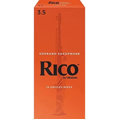 Abbildung von RICO Blätter für Sopransaxophon Stärke 3.5 (25 Stück)