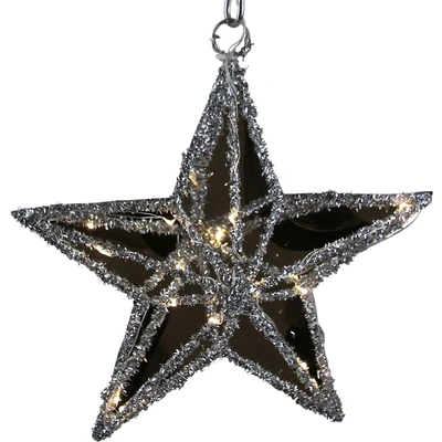 Abbildung von AM Design LED Stern, 10 flammig, Weihnachtsstern, Weihnachtsdeko, Lichter