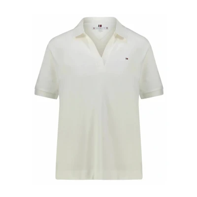 Abbildung von Tommy Hilfiger RLX OPEN Placket SS Poloshirt weiss, Damen, Größe: Large, Weiss