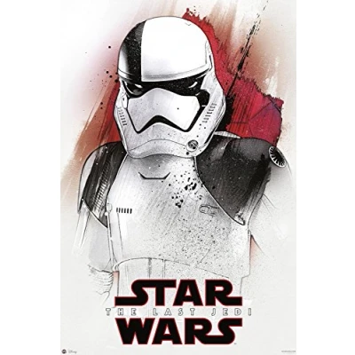 Abbildung von Nifty Star Wars Poster Episode VIII The Last Jedi Stormtrooper Krieg der Sterne (91,5 x 61 cm) + Ãœ