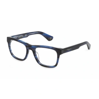 Abbildung von Police Unisex VK103 JUMP JR 1 01BT Rahmen von BRILLEN Acetat Blau/Rot Quadratisch