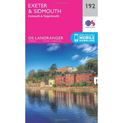 Abbildung von Exeter &amp; Sidmouth, Exmouth Teignmouth (OS Landranger Map, Band 192)