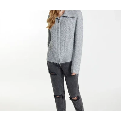 Abbildung von Dreimaster Altiplano Strickjacke, Damen, Größe: M/L, Weiss