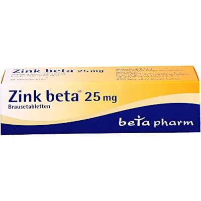 Abbildung von ZINK BETA 25 Brausetabletten 100 St