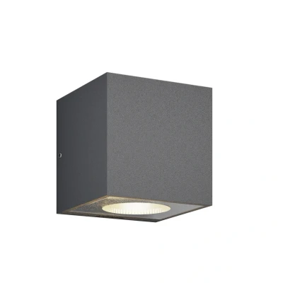 Abbildung von Arcchio LED Außenwandlampe Tassnim, 12 cm, grafit, IP65
