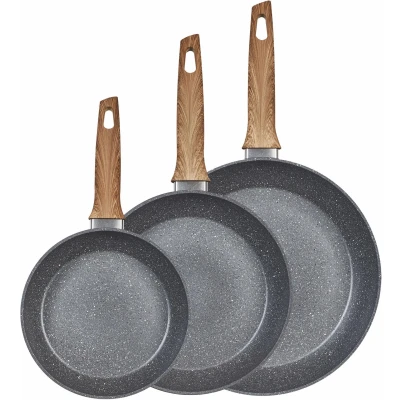 Abbildung von KING Pfannen Set &quot;Essential&quot;, Aluminium, (Set, 3 tlg., 1x Bratpfanne Ø 20 cm, 28 24 cm), Induktion