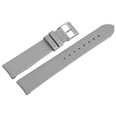 Abbildung von Steinmeister Uhrenarmband 8000084 Echtleder Uhrenarmband, Edelstahl Dornschließe, schwarz