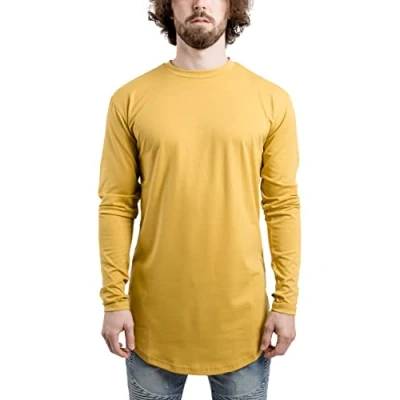 Abbildung von Blackskies Round Langarmshirt, Herren, Größe: Medium, Mustard