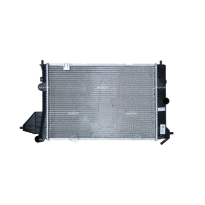 Abbildung von NRF EASY FIT 503508 Kühler, Motorkühlung Aluminium 538 377 24 mit Anbauteilen Kühlrippen gelötet OPEL: Vectra A Limousine, CC