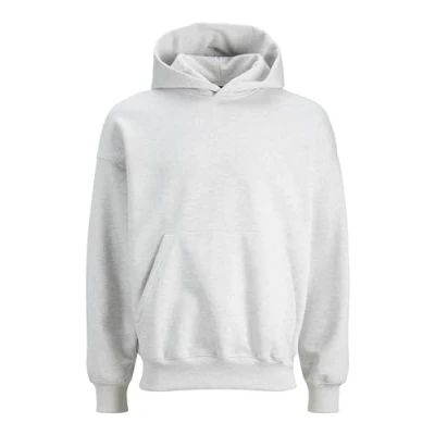 Abbildung von Jack &amp; Jones Jorvibe HOOD Sweatshirt, Herren, Größe: Large, White melange