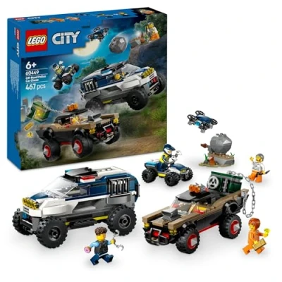 Abbildung von LEGO® City 60449 Verfolgungsjagd im Polizeigeländewagen Spielbausteine