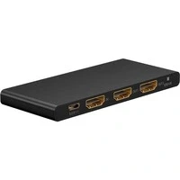 Abbildung von goobay 58481 HDMI Splitter 1 auf 2 / Unterstützt 4k @60Hz (Ultra HD 2026p) Verteiler/HDMI Eingangssignal bis zu 2X Ausgänge wie TV Gerät, Monitor, Beamer, PS5 und Xbox