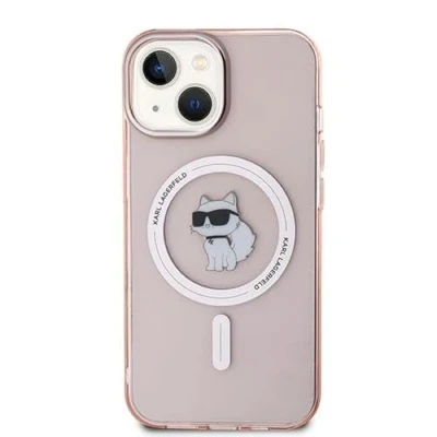 Abbildung von CG Mobile Karl Lagerfeld KLHMP12MHFCCNOP Hülle für iPhone 12/12 Pro 6.1&quot; Rosa hardcase IML Choupette