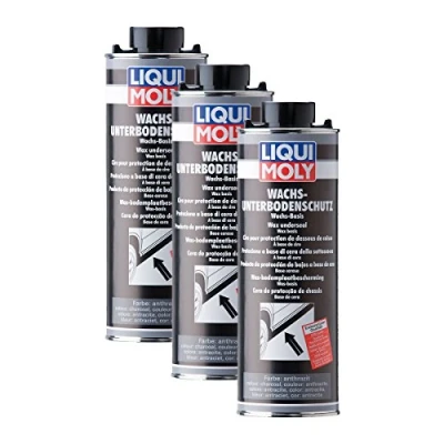 Abbildung von 3X LIQUI Moly 6102 Wachs Unterbodenschutz anthrazit schwarz Pflege Schutz 1L
