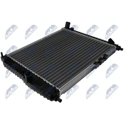 Abbildung von NTY CCH CH 004 Kühler, Motorkühlung Aluminium für Fahrzeuge ohne Klimaanlage 480mm 415mm 23mm Ausgleichsbehälter, Rahmen Schaltgetriebe