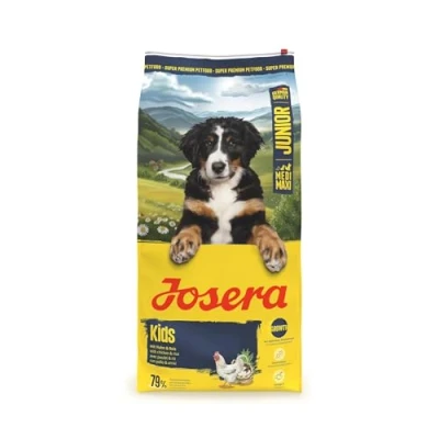 Abbildung von JOSERA Junior Kids Huhn &amp; Reis (1 x 12,5kg) Premium Trockenfutter für wachsende größere Hunde zur Aufzucht optimalen Versorgung größerer Welpen ab der 6. Lebenswoche glutenfrei 1er Pack