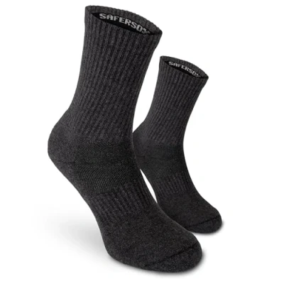Abbildung von Safersox Mückensocken Sportsocken Socken Anthrazit, 43 46