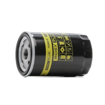 Abbildung von RIDEX PLUS 7O0081P Ölfilter 3/4 16 UNF mit zwei Rücklaufsperrventilen Anschraubfilter MERCEDES BENZ: W124 Limousine, 190, SL Cabrio