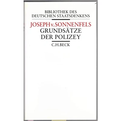 Abbildung von Grundsätze der Polizey (Bibliothek des deutschen Staatsdenkens)
