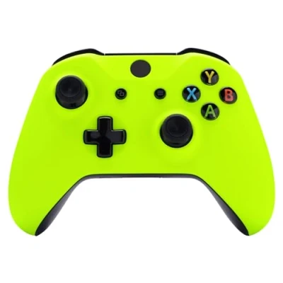 Abbildung von eXtremeRate Case Hülle für Xbox One S/X Controller, Vorderseite Gehäuse Cover Oberschale Skin Schale Shell Zubehör Controller Model 1708 Lindgrün