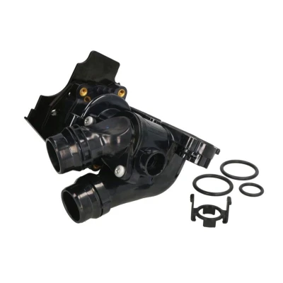 Abbildung von THERMOTEC D1W065TT Wasserpumpe mit Riemenscheibe Gehäuse für Zahnriementrieb AUDI: A5 B8 Coupe, SEAT: Leon II Schrägheck, VOLKSWAGEN: Passat CC