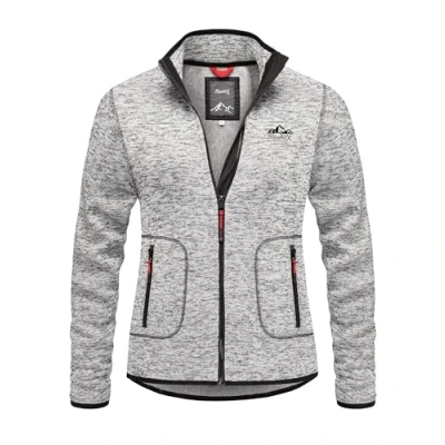 Abbildung von REPUBLIX Herren Fleecejacke Strickfleece Sweatjacke Männer Pullover Hoodie RD 029 Grau L