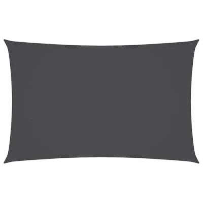 Abbildung von vidaXL Sonnensegel Wasserfest Sonnenschutz Windschutz Sonnendach UV Schutz Garten Terrasse Balkon Oxford Gewebe Rechteckig 2,5x5m Anthrazit