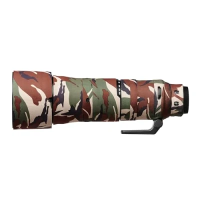 Abbildung von easyCover Lens Oak Objektivschutz Schutz für Ihr Kameraobjektiv Geeignet Nikkor Z 180 600mm f/5.6 6.3 VR Grüne Camouflage