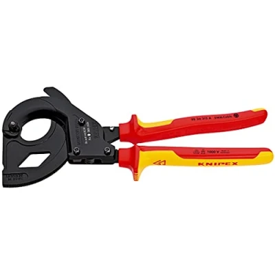 Abbildung von Knipex 95 36 320, Seitenschneiderzange, 6 cm, Stahl, Kunststoff, Rot, Gelb, 320 mm
