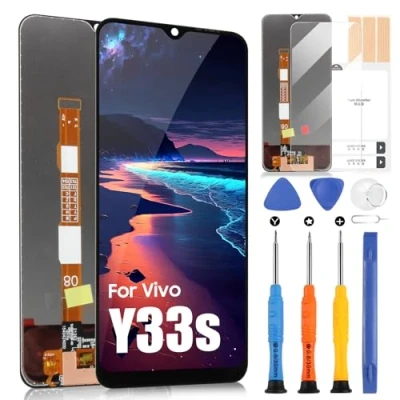 Abbildung von LCD Display Für Vivo Y33S 2021 V2109 Bildschirm Digitazer Touchscreen Ersatz Full Assembly mit Werkzeug (6,58 Zoll, Not 5G)