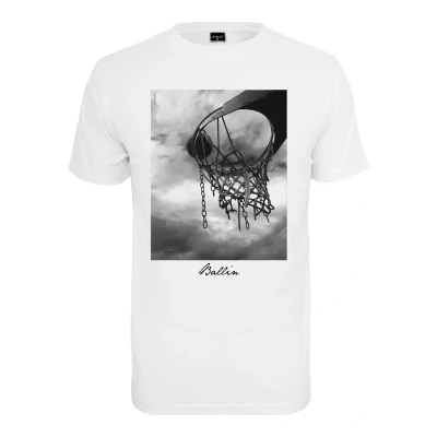 Abbildung von Mister Tee Herren Ballin Tshirt print, Herren, Größe: Large, White