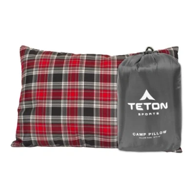 Abbildung von TETON Sports Camp Kissen, ideal für Reisen, Camping und Rucksackreisen, waschbar, grau, 30,5 x 45,7 cm, 272 ml