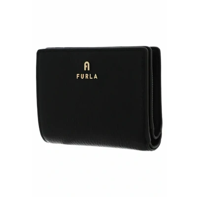 Abbildung von Furla Vitello ST Eracle Compact Geldbörse, Damen, Größe: One Size, Nero
