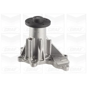 Abbildung von GRAF PA1066 Wasserpumpe mit Dichtung mechanisch Stahlblech für Keilrippenriementrieb NISSAN: Pathfinder 3, NP300 Navara Pickup