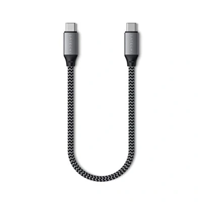 Abbildung von Satechi Type C to Short Cable 25 cm space gray ST TCC10M