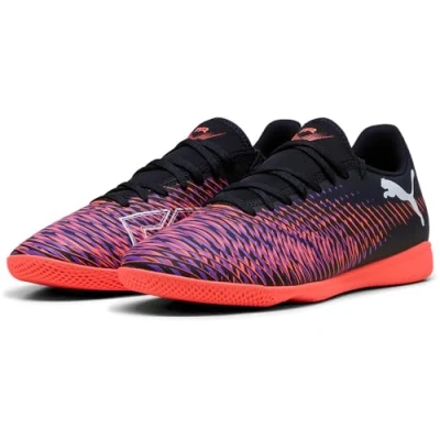 Abbildung von Puma Future 8 PLAY IT Fußballschuh Halle, Herren, Größe: 40.5, Black/white/glowing red Schuhe