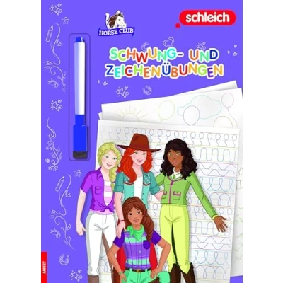 Abbildung von schleich® Horse Club™ Schwung und Zeichenübungen: mit tollem Wisch Weg Stift