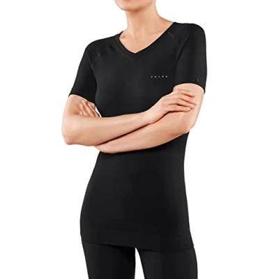 Abbildung von Falke Unterhemd/shirt black, Damen, Größe: XS, Black