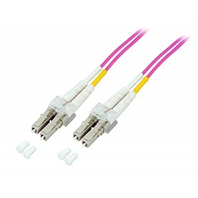 Abbildung von EFB Elektronik Patch Kabel LC Multi Mode (M) zu 0.5 m Glasfaser Duplex