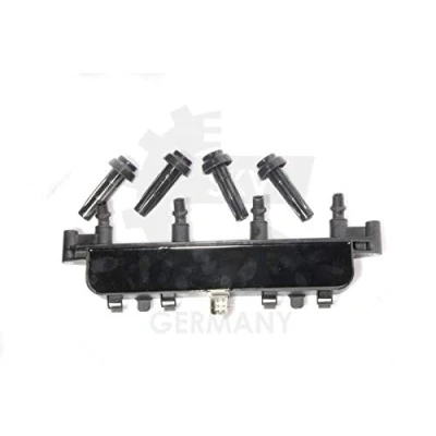 Abbildung von ESEN SKV 03SKV020 Zündspule 4 polig 12V elektrisch inkl. Zündkerzenstecker PEUGEOT: 307 Kombi, 206 Schrägheck, Schrägheck