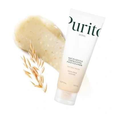 Abbildung von PURITO Korean Oat Exfoliating Facial Polish Gentle &amp; Effective Daily Scrub Hydrating Face Cleanser Seed Water Vegan Skincare Mild Non comedogenic Soothing Solution All Skin Types 150ml