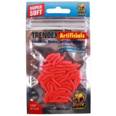 Abbildung von Behr Imitation Maggots Fluo Red Köderimitat