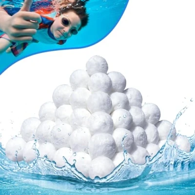 Abbildung von Filterbälle Pool 700g, Medienfilterbälle für Schwimmbad,Filterballs Kann 25kg Filtersand Ersetzen, Filterball Schwimmbäder Sandfilteranlage Schwimmbad,Poolreinigung Zubehö (700, Gramm)
