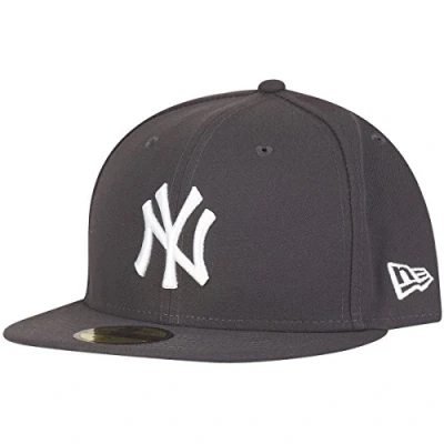 Abbildung von NEW Era 59FIFTY YORK Yankees Cap, Herren, Größe: 60, Mlb basic neyyan graphite/white