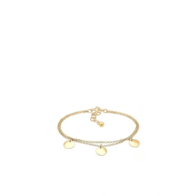 Abbildung von Elli Coins Basic Armband goldcoloured, Damen, Größe: 17, Gold coloured