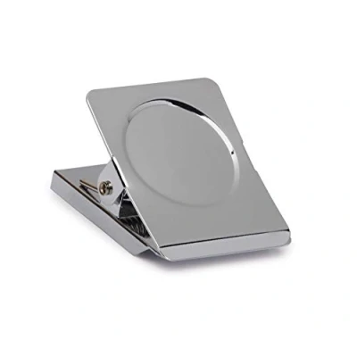 Abbildung von Maul Papier Klemmer mit Magnet, Stahl, 40 mm Breite, 23 Klemmweite, 1, 2 kg Haftkraft, hellsilber, Stück