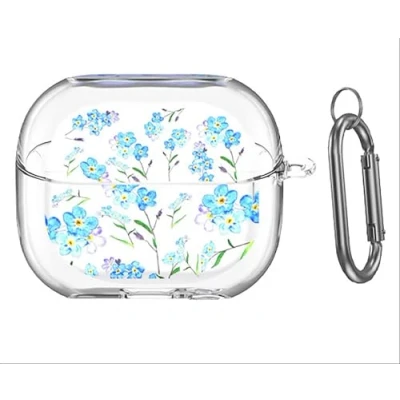 Abbildung von GIOPUEY Clear Hülle Kompatibel mit Samsung Galaxy Buds 3/3 Pro, TPU Stoßfeste Schutzhülle, Ultradünn, Kein Geruch, Silikon D56F