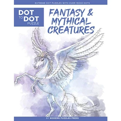 Abbildung von Fantasy &amp; Mythical Creatures Dot to Puzzle (Extreme Puzzles with over 15000 dots) by Modern Press: Extreme Books for ... and color (Modern Books)