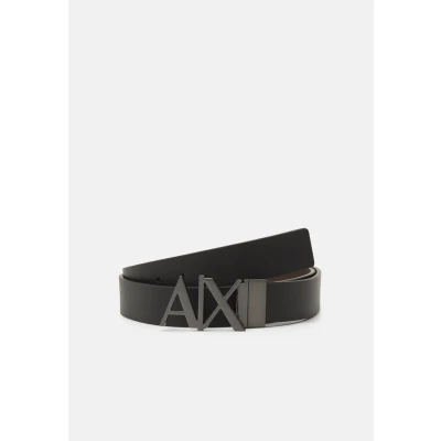 Abbildung von Armani Exchange Reversible BELT Gürtel, Größe: 70, Black/dark brown